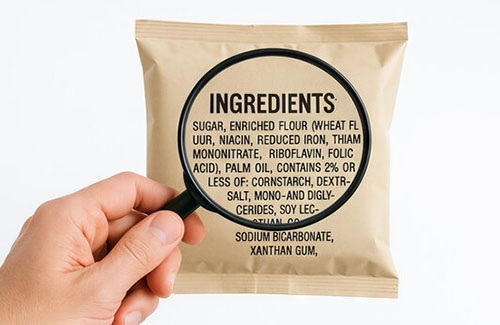 Ingredients list
